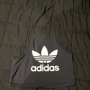 Black Adidas Crop Top